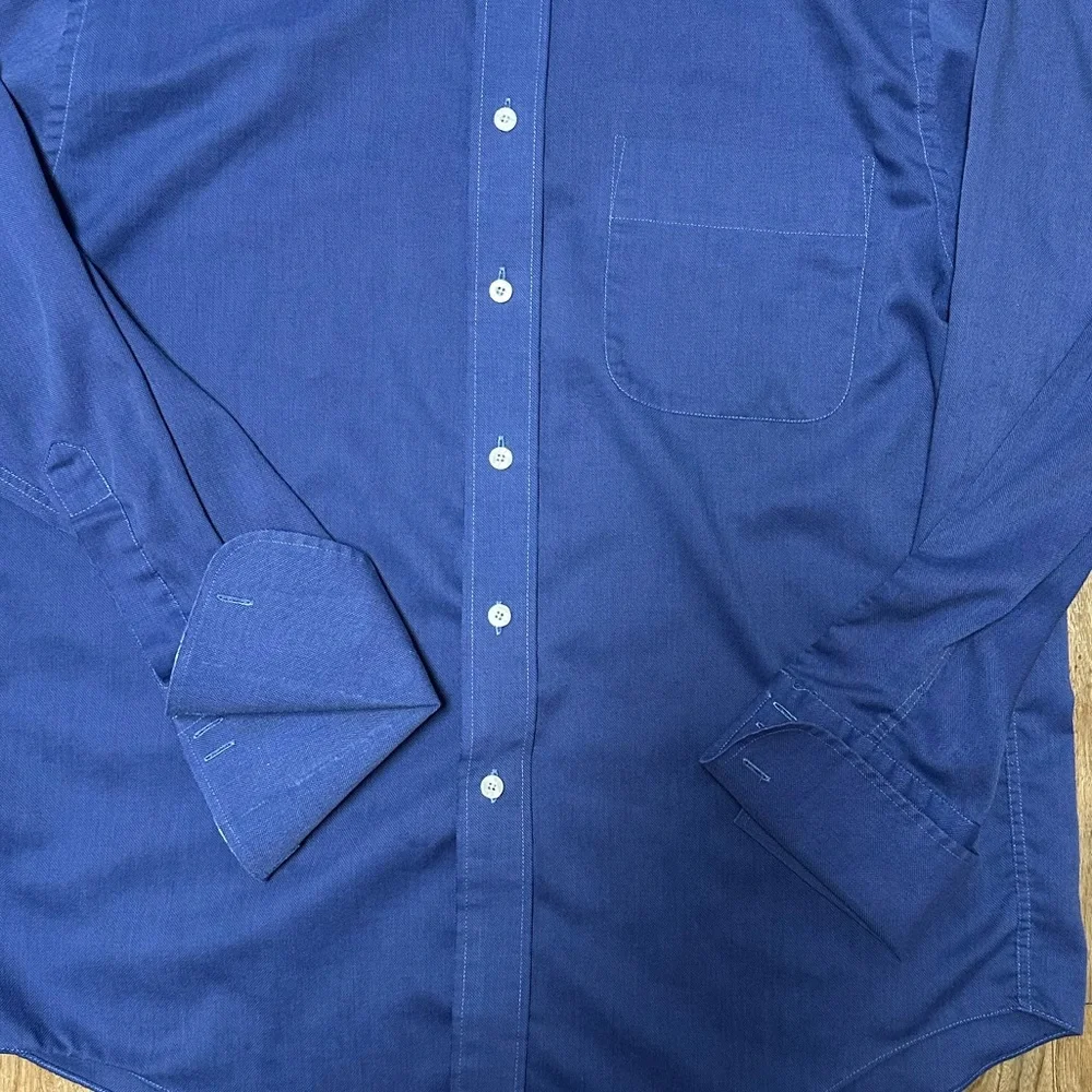 **YVES SAINT LAURENT** French cuff shirt SIZE 16 32/33 - Picture 4 of 5